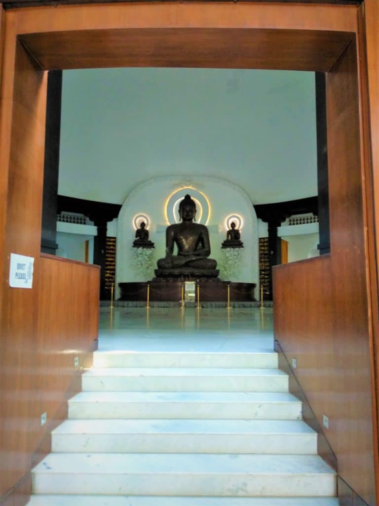 Inside the Peace Pagoda 