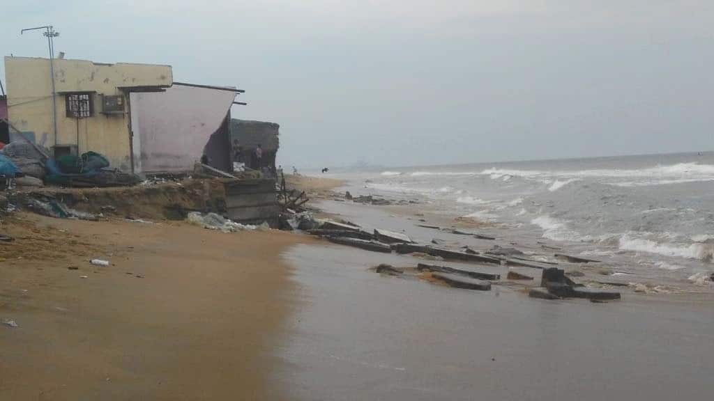 The Devastating Effect Near Pattinapakkam, Chennai