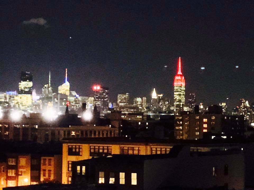 The Empire State Building was lit red on October 11th, 2016 for International Day of the Girl by Save the Children. Photo credit to Marshall Kanfer. 