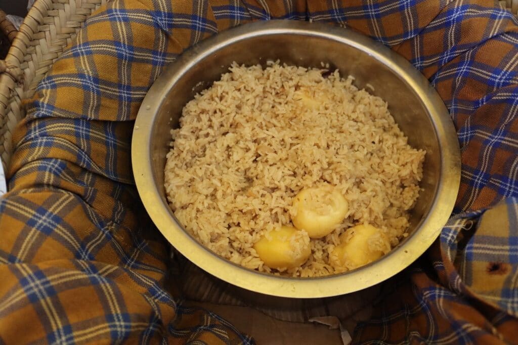 Wonder Basket in use